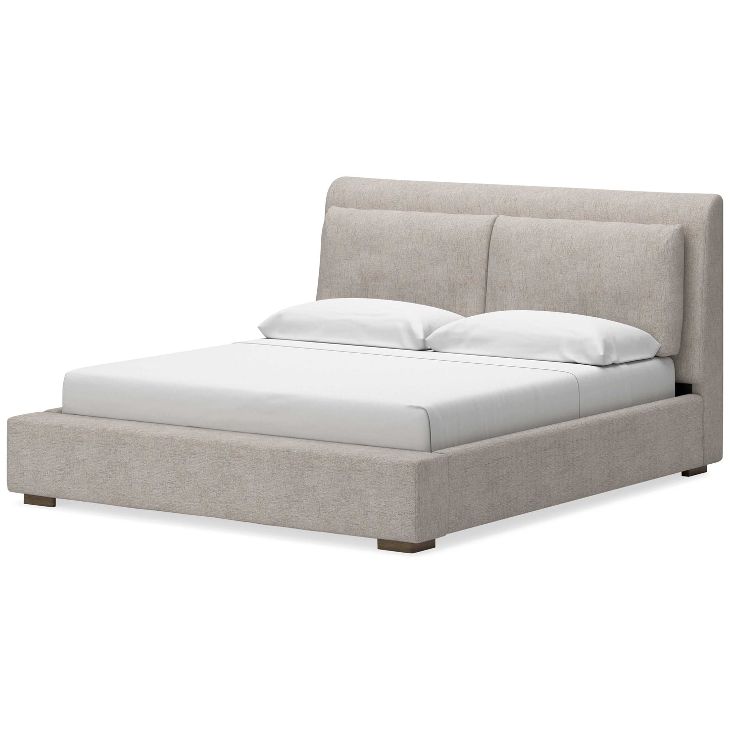 Cabalynn Oatmeal California King Upholstered Bed