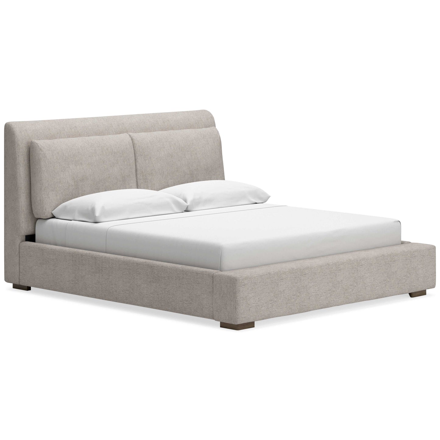 Cabalynn Oatmeal California King Upholstered Bed