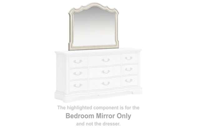 Arlendyne Antique White Bedroom Mirror