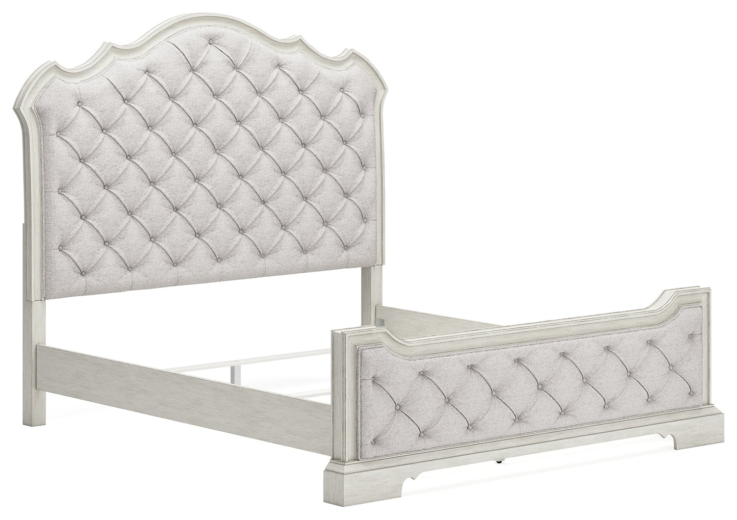 Arlendyne California King Upholstered Bedroom Set with Dresser and Mirror