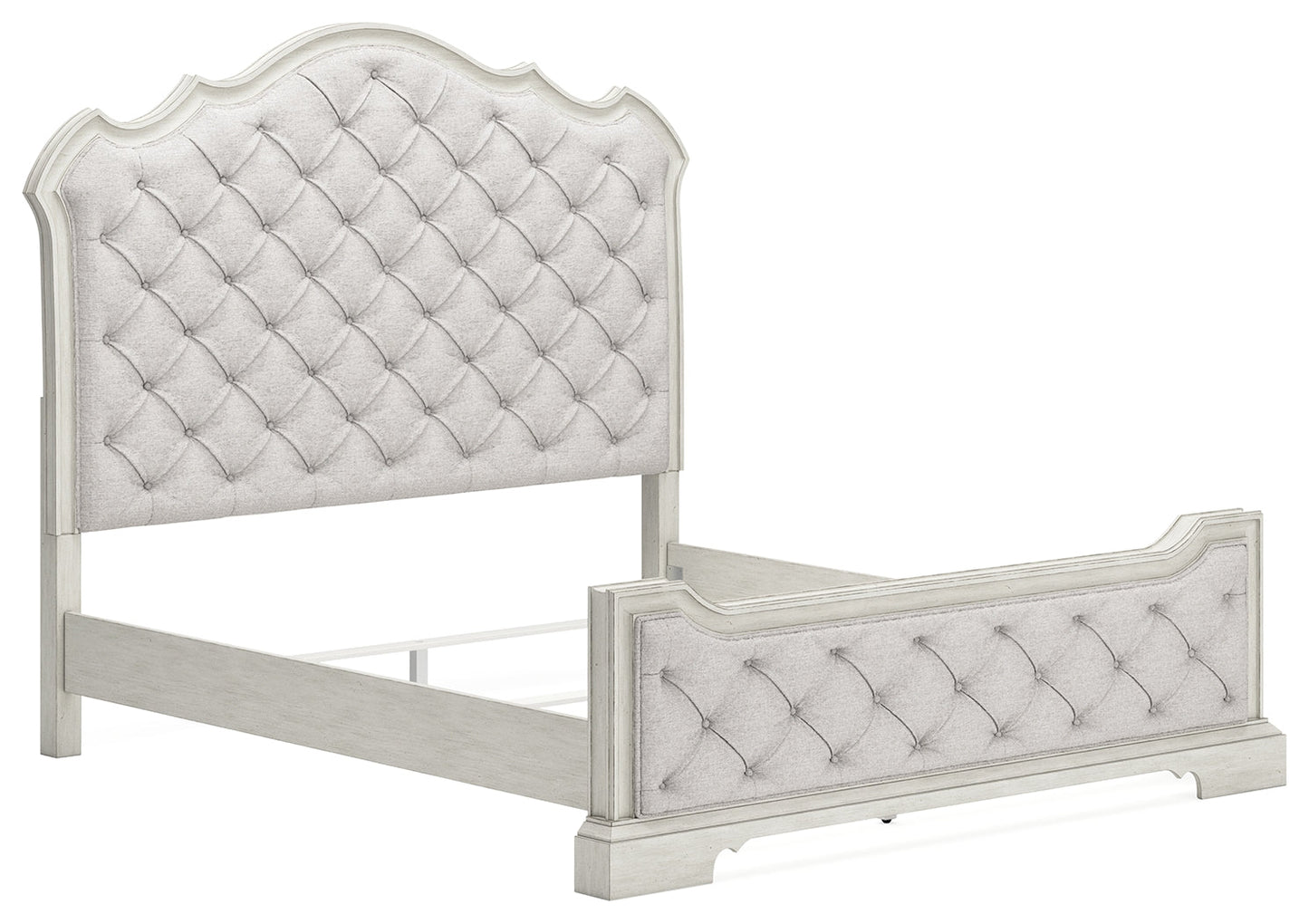 Arlendyne King Upholstered Bedroom Set with Dresser and Mirror