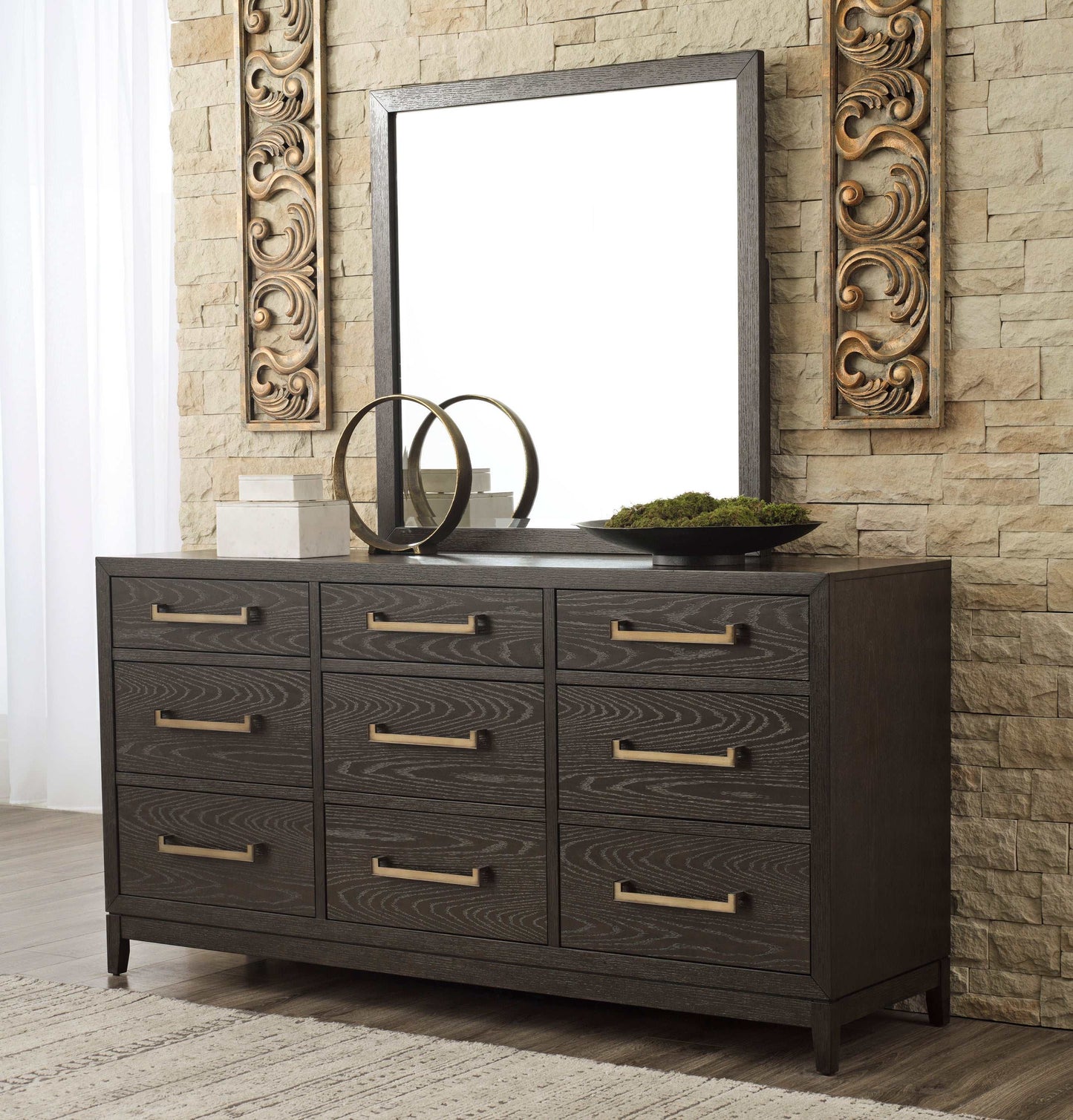 Burkhaus Brown Dresser