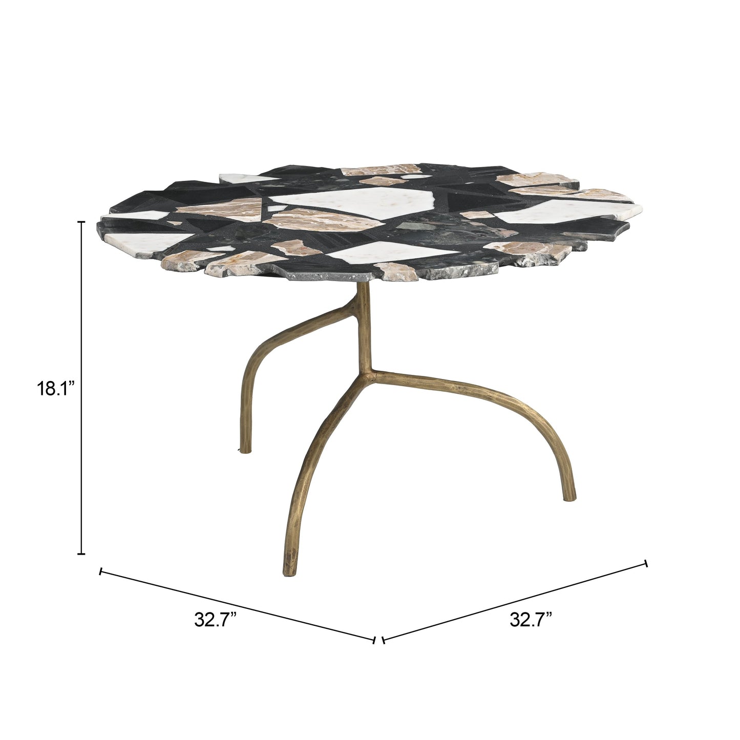 Baia Multicolor Coffee Table - Ornate Home
