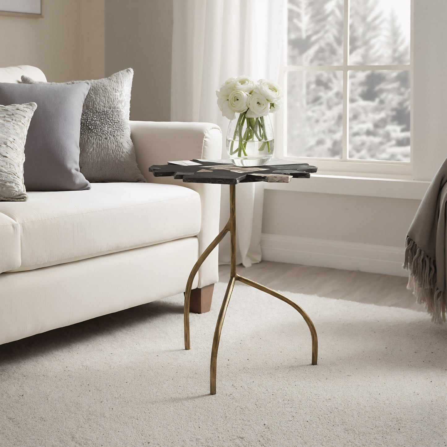 Baia Multicolor Side Table - Ornate Home