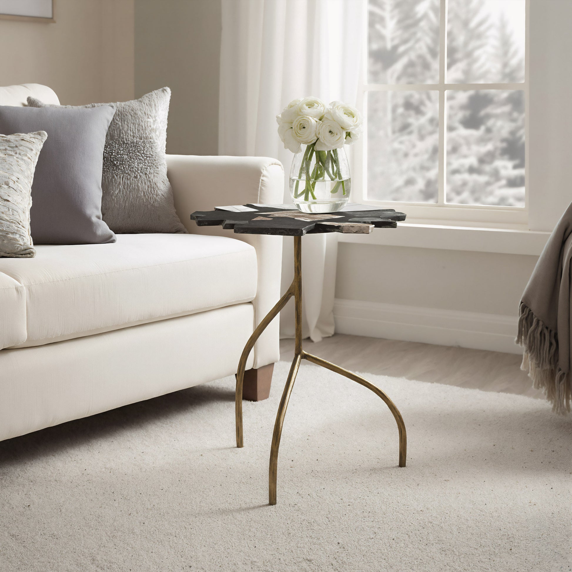 Baia Multicolor Side Table - Ornate Home