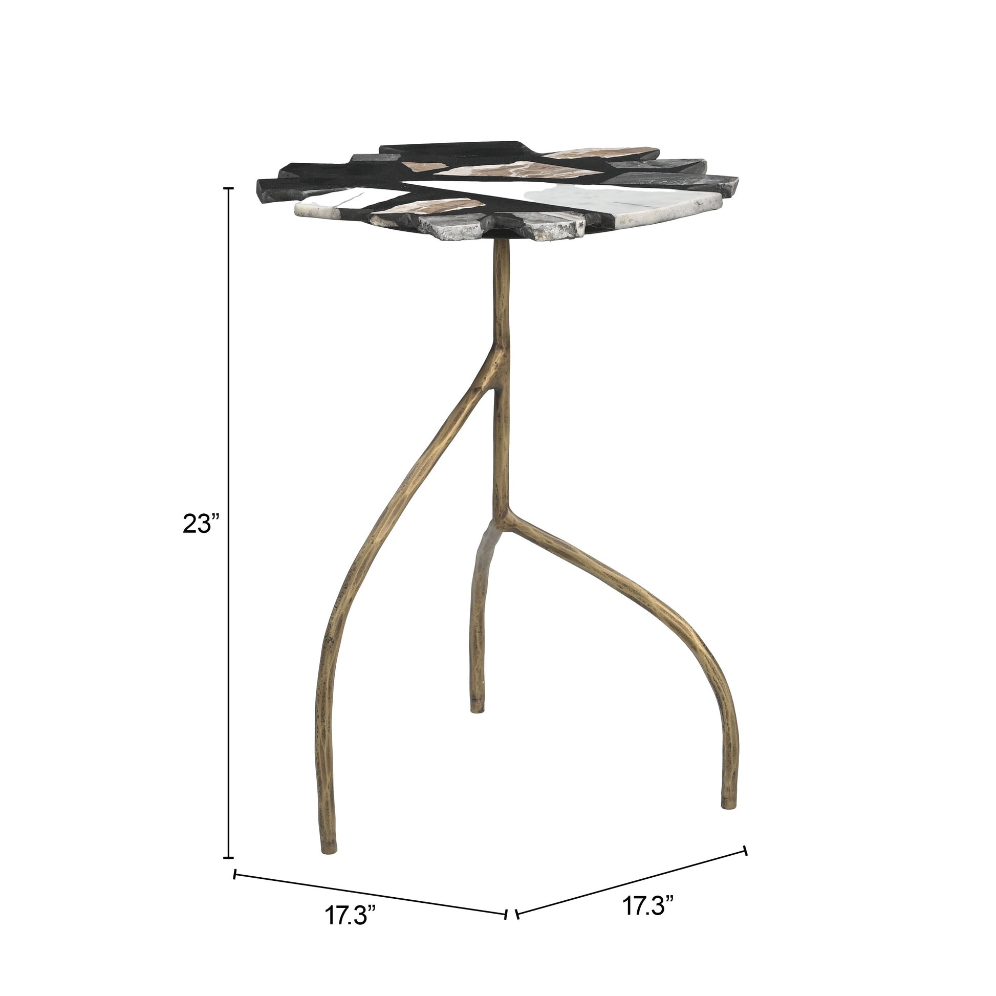 Baia Multicolor Side Table - Ornate Home