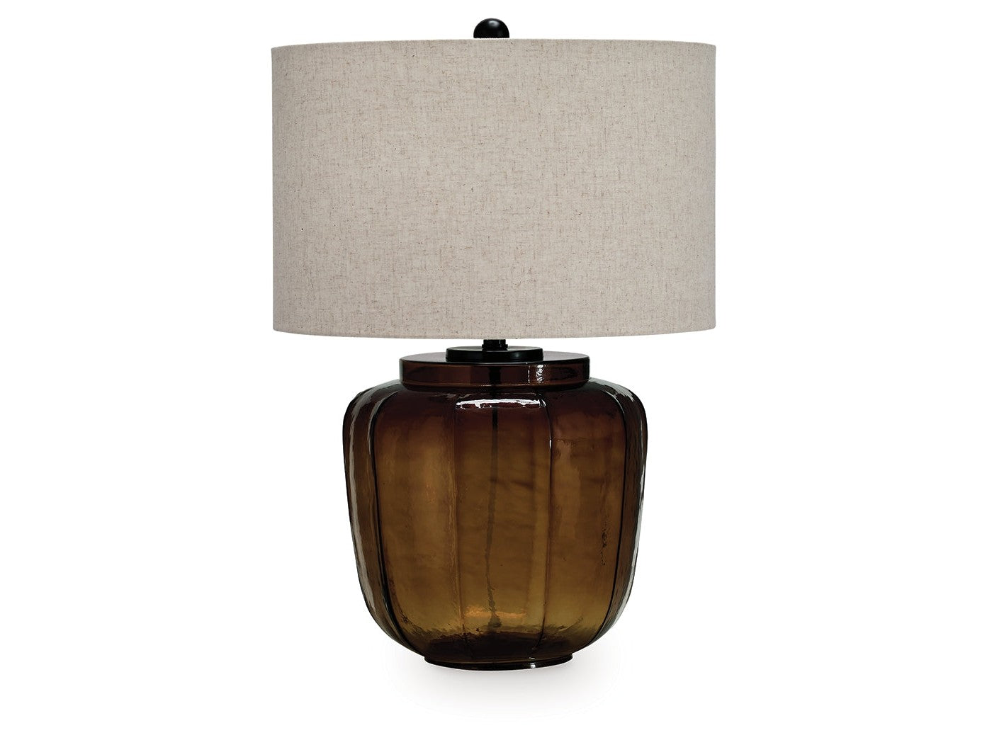 Bainmore Amber Glass Table Lamp (1/CN)- Viva Furn