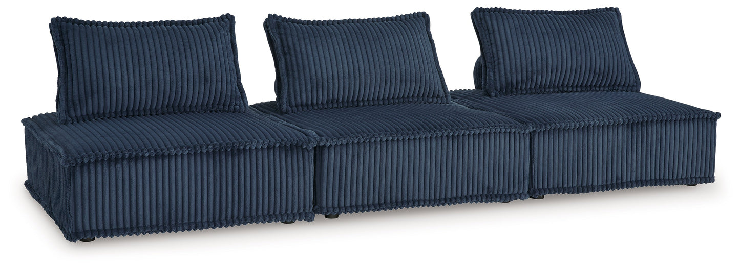 Bales Navy 3-Piece Modular Seating- Viva Furn