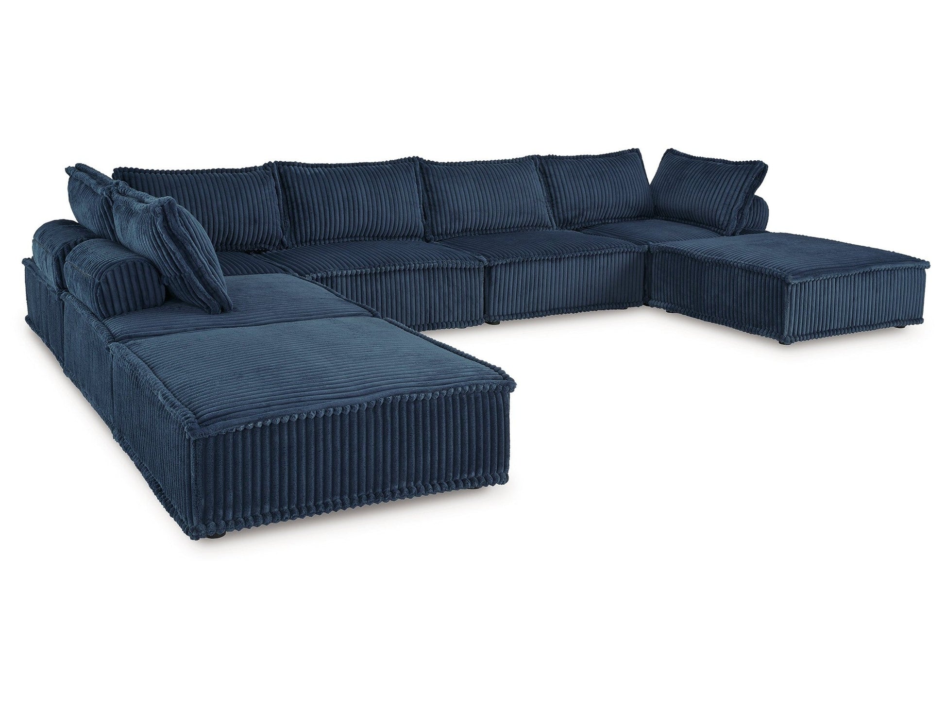 Bales Navy 7-Piece Modular Seating- Viva Furn