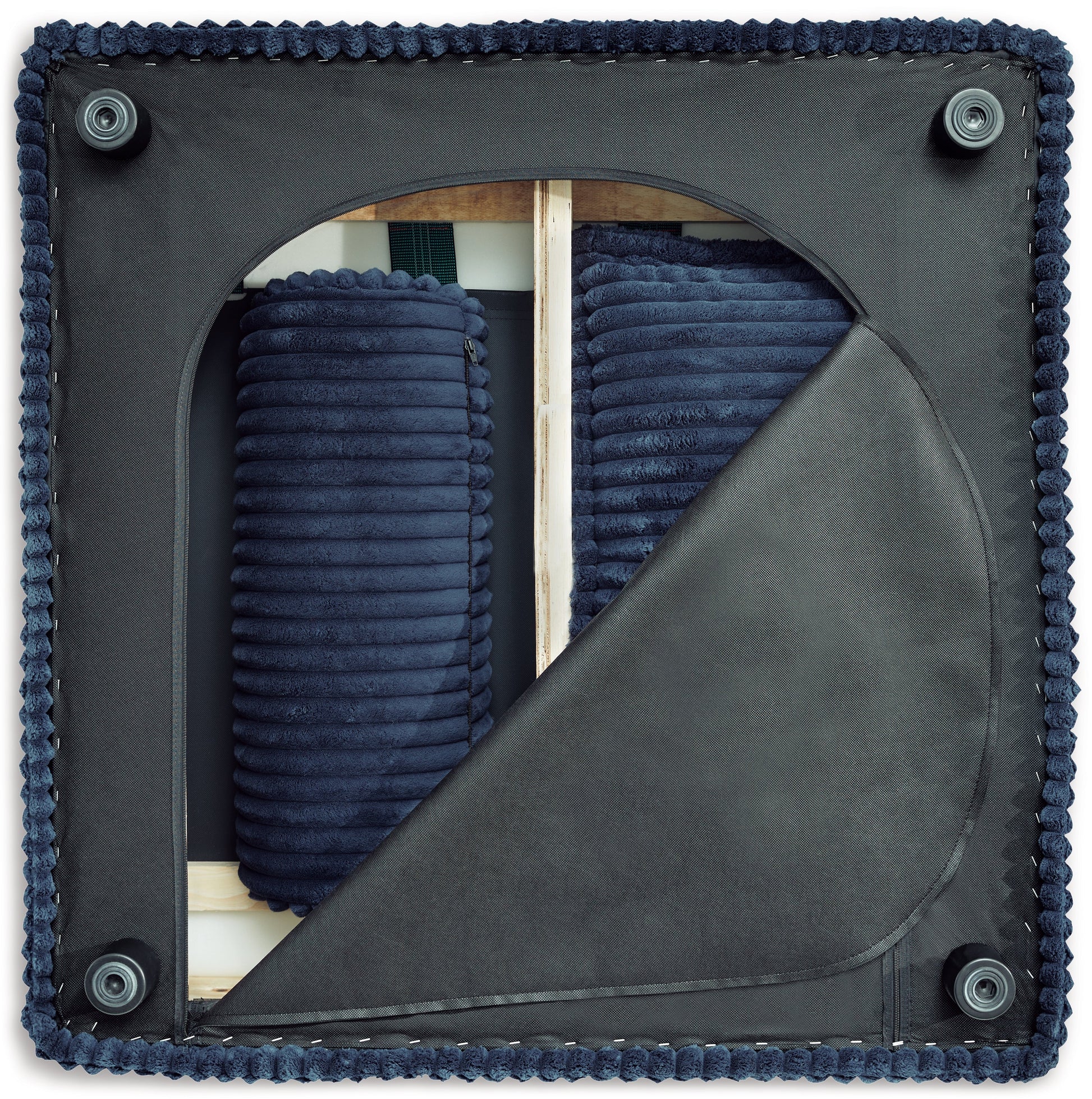 Bales Navy 7-Piece Modular Seating- Viva Furn