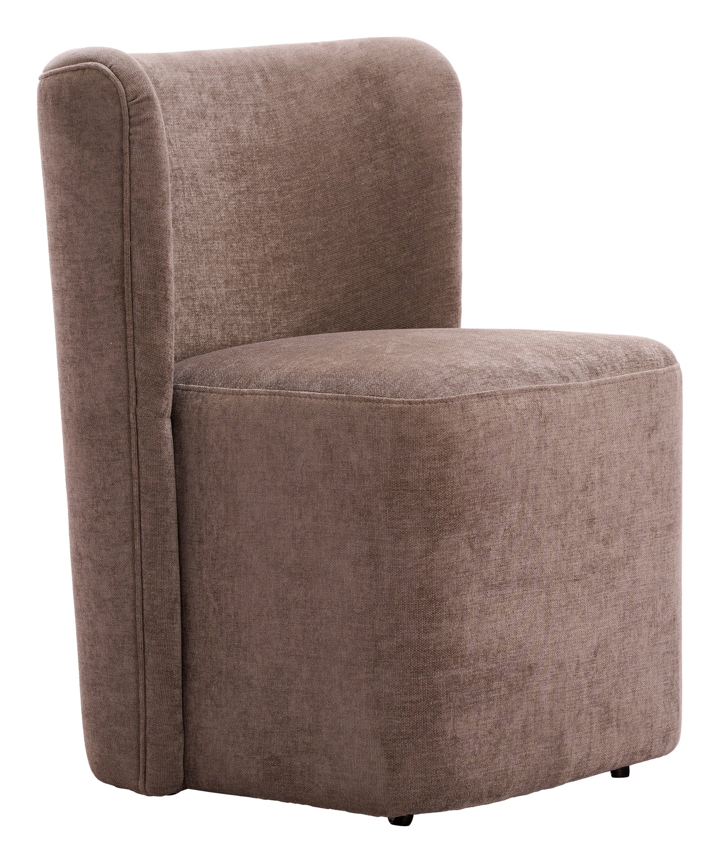 Bambun Taupe Dining Chair with Wheels - Ornate Home