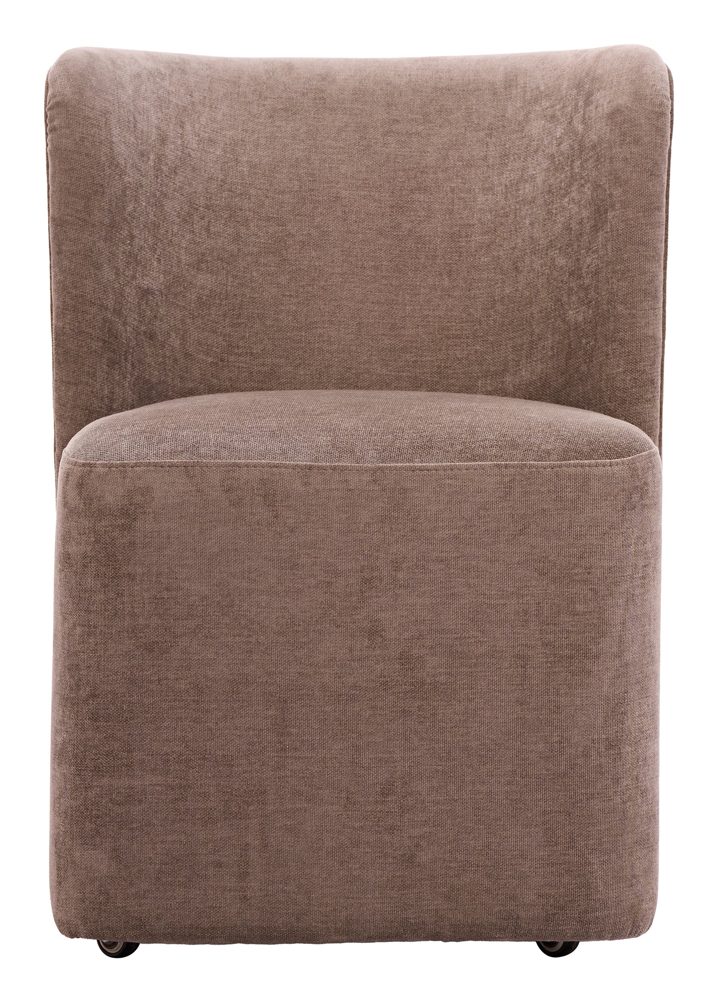Bambun Taupe Dining Chair with Wheels - Ornate Home
