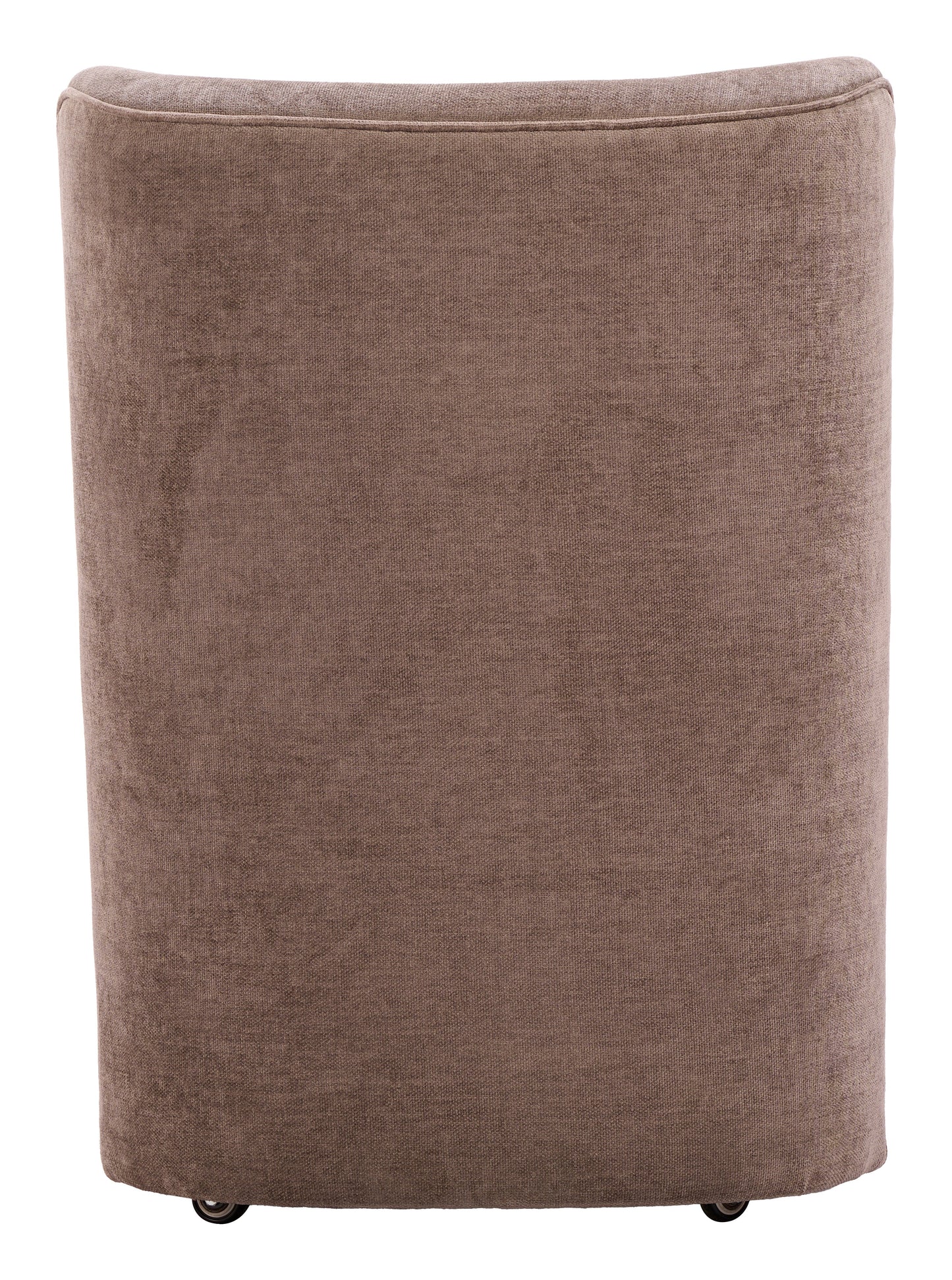 Bambun Taupe Dining Chair with Wheels - Ornate Home
