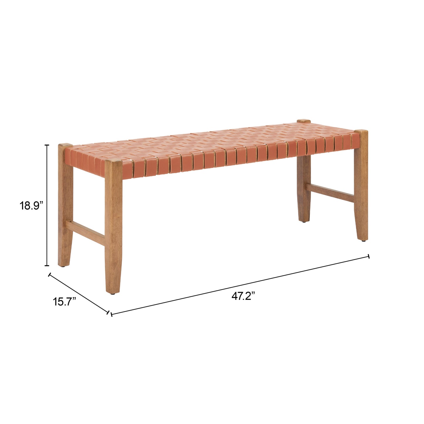 Bandani Tan Bench - Ornate Home