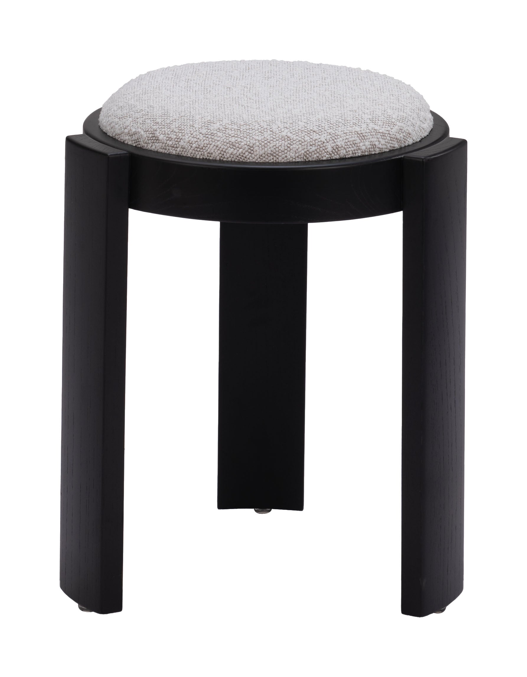 Banjul Misty Gray Ottoman - Ornate Home