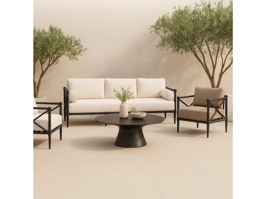 Bardo Deep Bronze Outdoor Coffee Table - Ornate Home