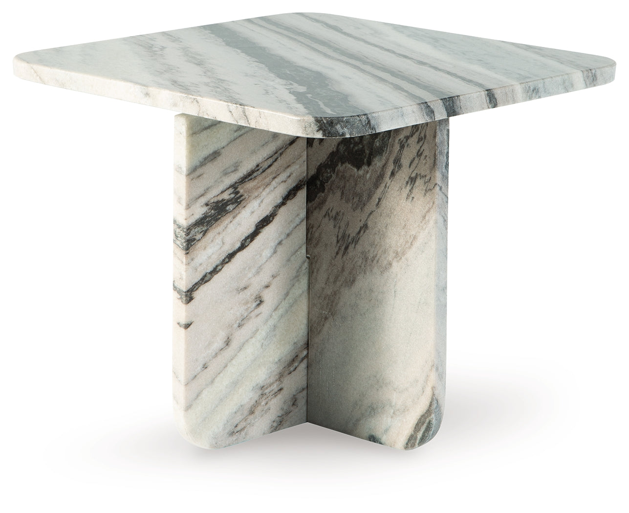 Baretton Black/White/Taupe Accent Coffee Table- Viva Furn