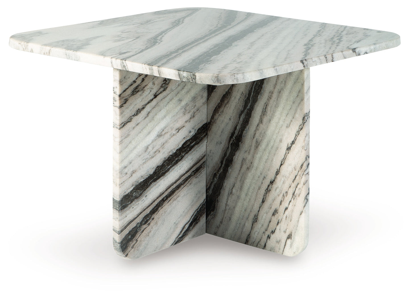 Baretton Black/White/Taupe Coffee Table- Viva Furn