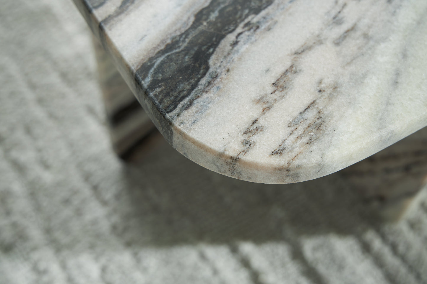 Baretton Black/White/Taupe Coffee Table- Viva Furn