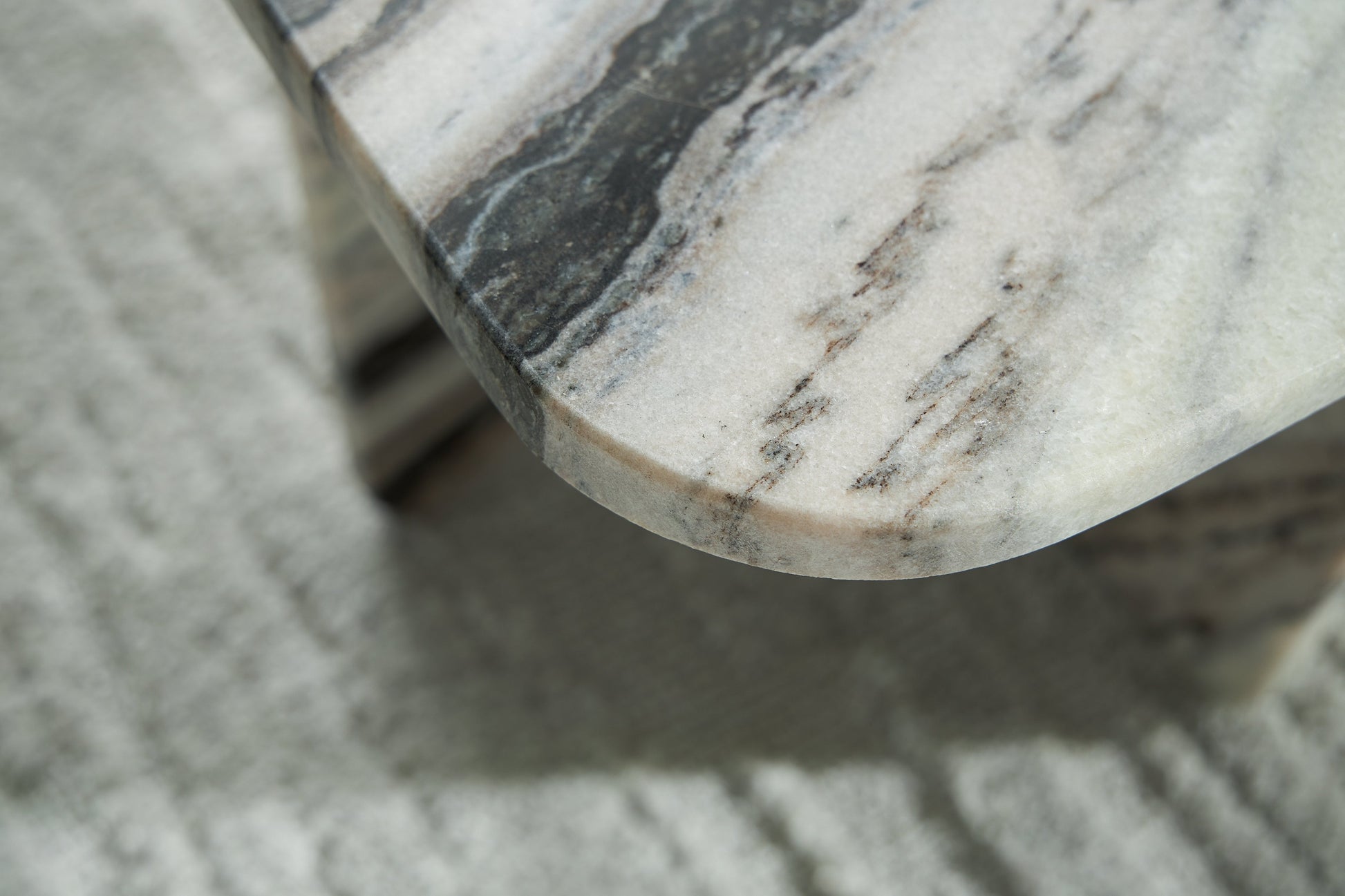 Baretton Black/White/Taupe Coffee Table- Viva Furn