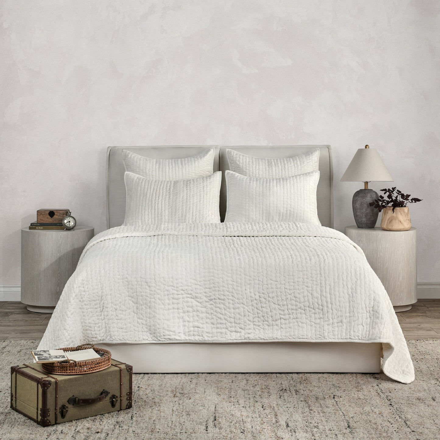 Bari Cloud Velvet Quilt Collection - Ornate Home