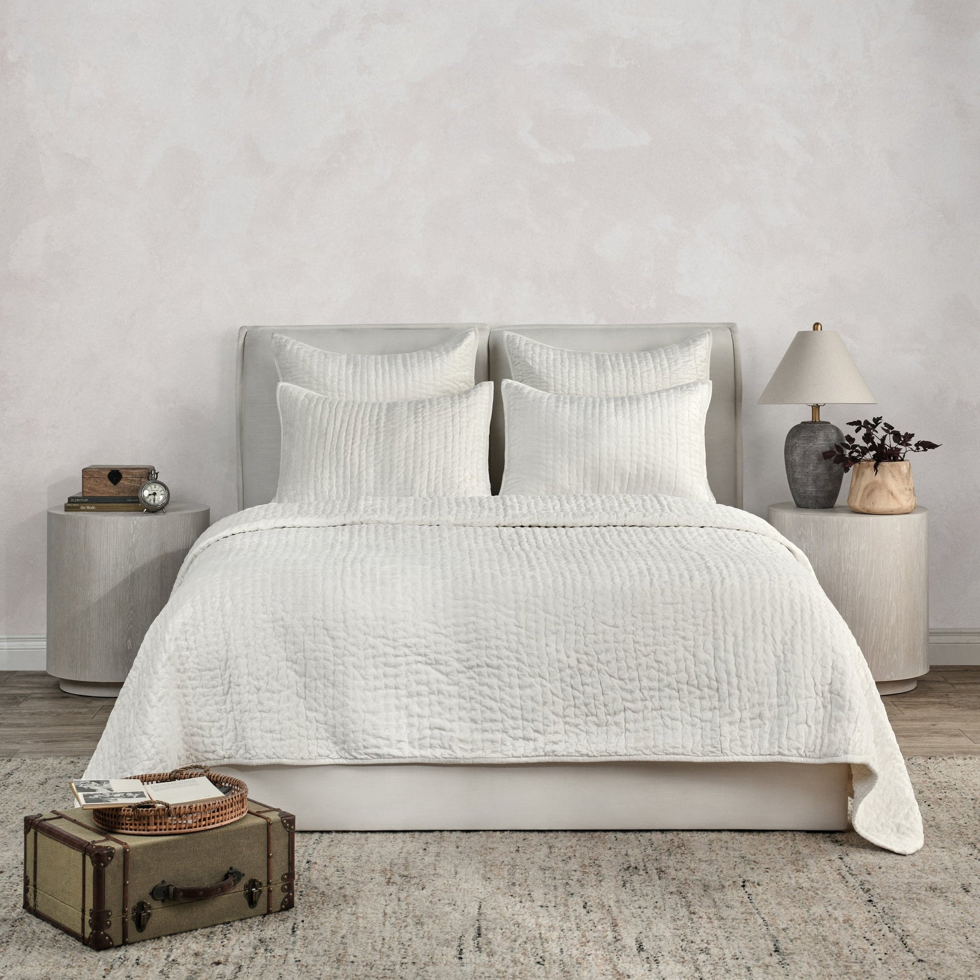 Bari Cloud Velvet Quilt Collection - Ornate Home