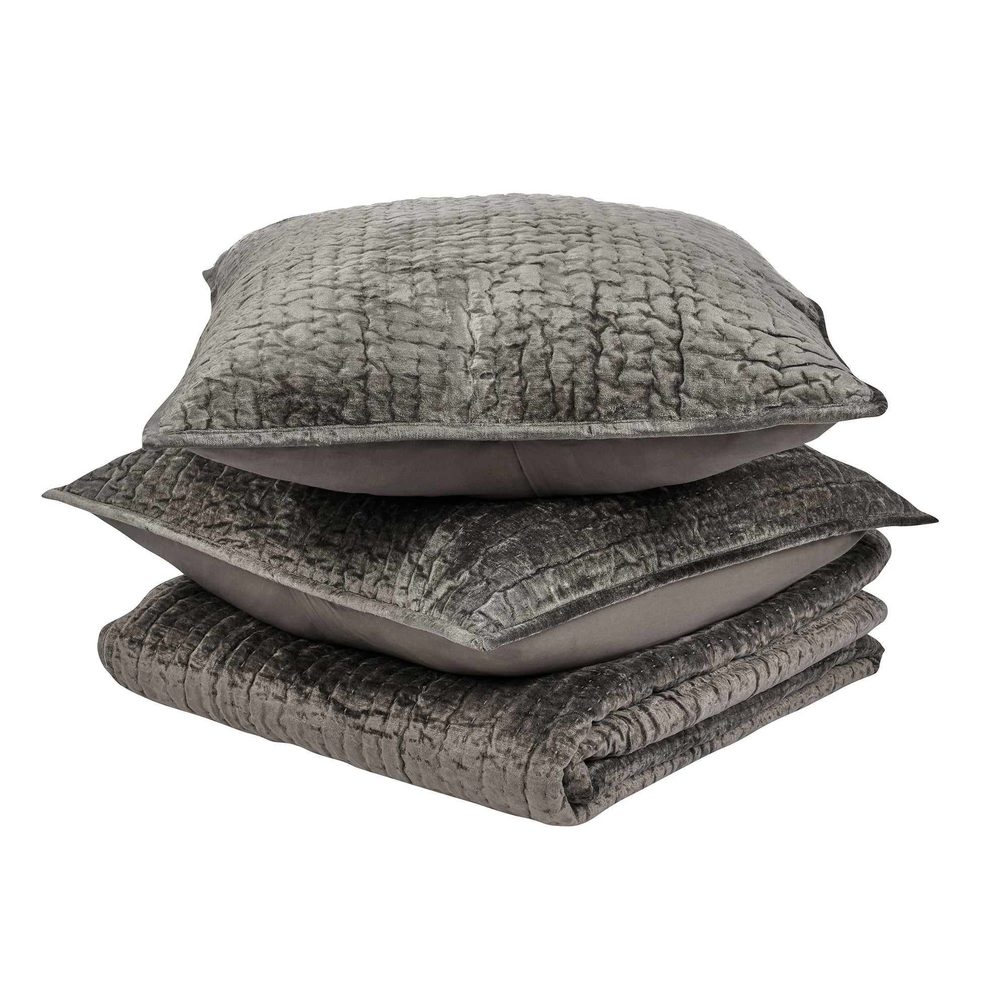 Bari Desert Velvet Quilt Collection - Ornate Home