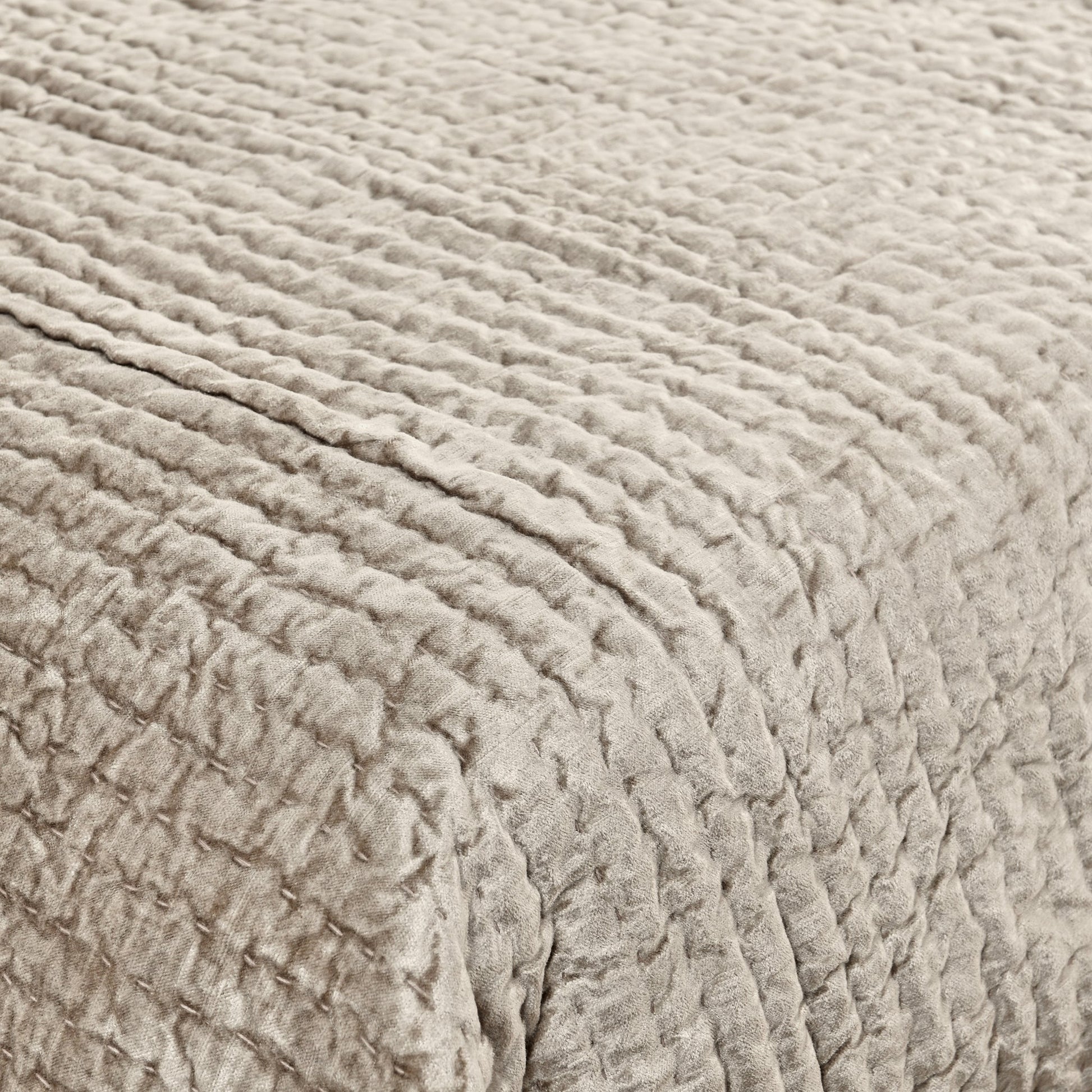 Bari Pebble Velvet Quilt Collection - Ornate Home