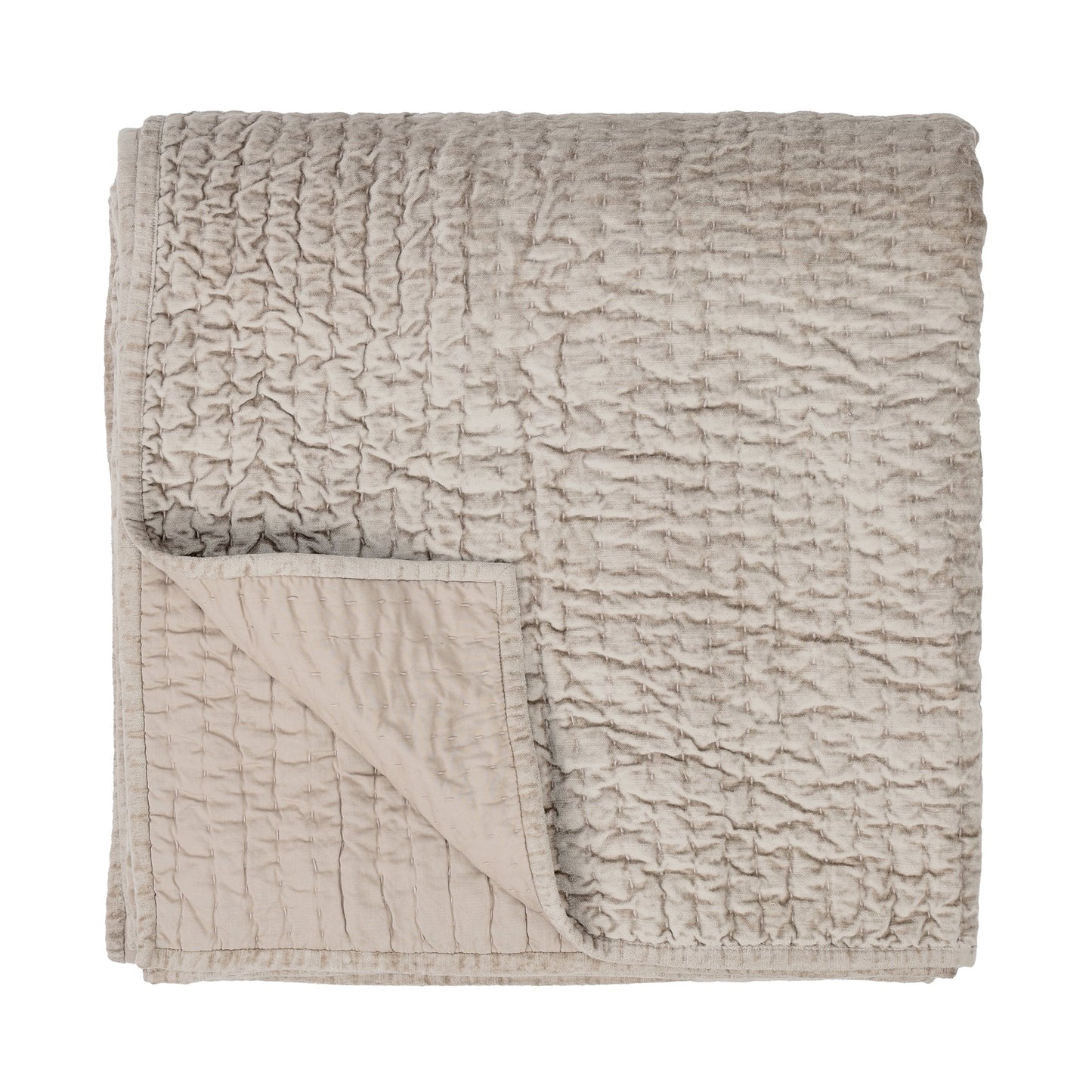 Bari Pebble Velvet Quilt Collection - Ornate Home