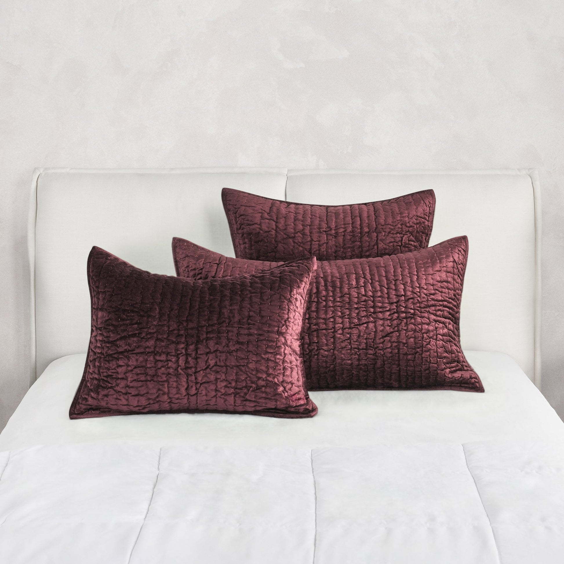 Bari Port Velvet Quilt Collection - Ornate Home