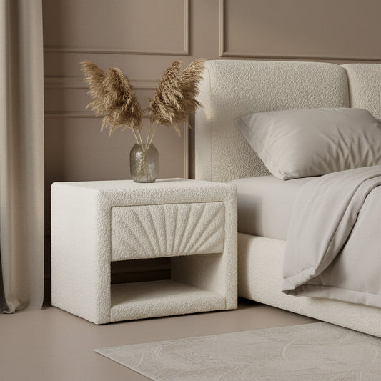 Baris Ivory Nightstand - Ornate Home