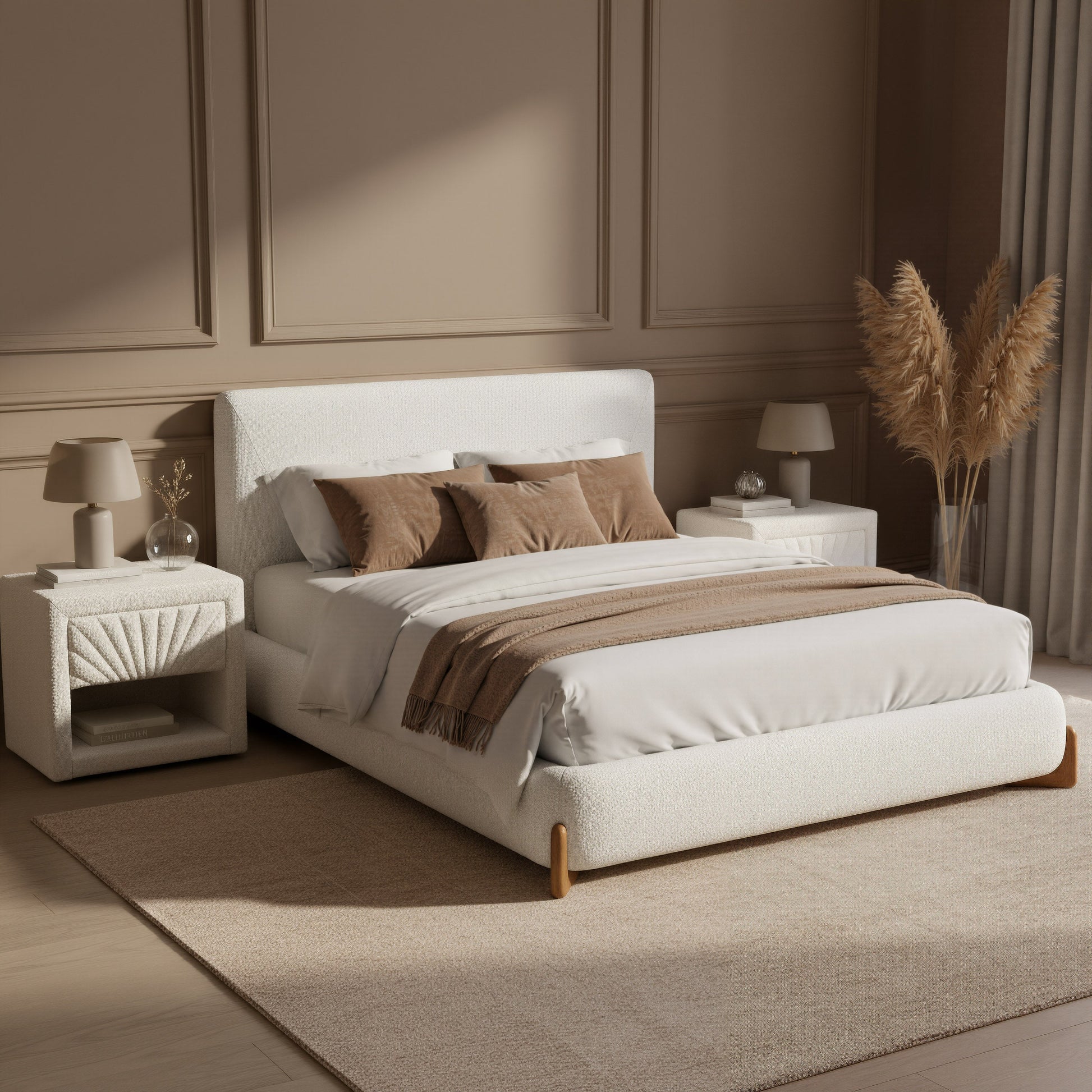 Baris Ivory Nightstand - Ornate Home