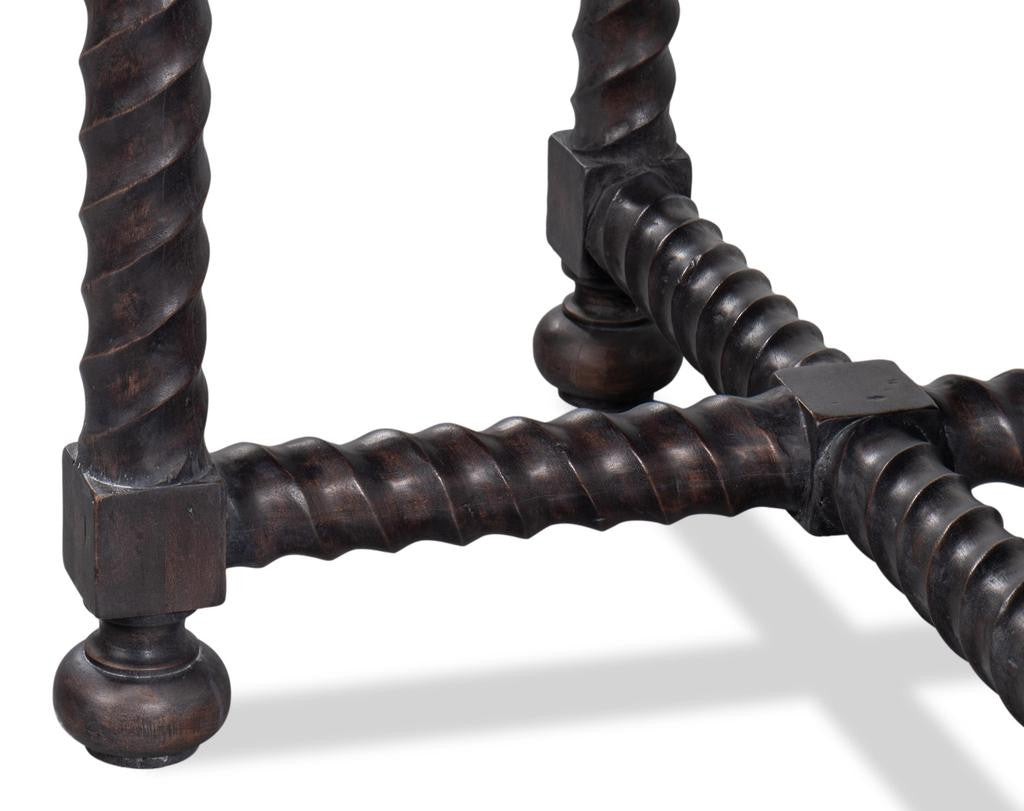 Barley Brown Side Table - Ornate Home