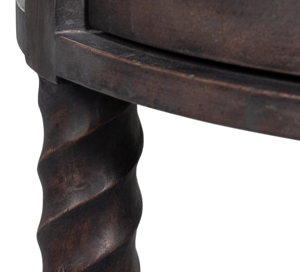 Barley Brown Side Table - Ornate Home
