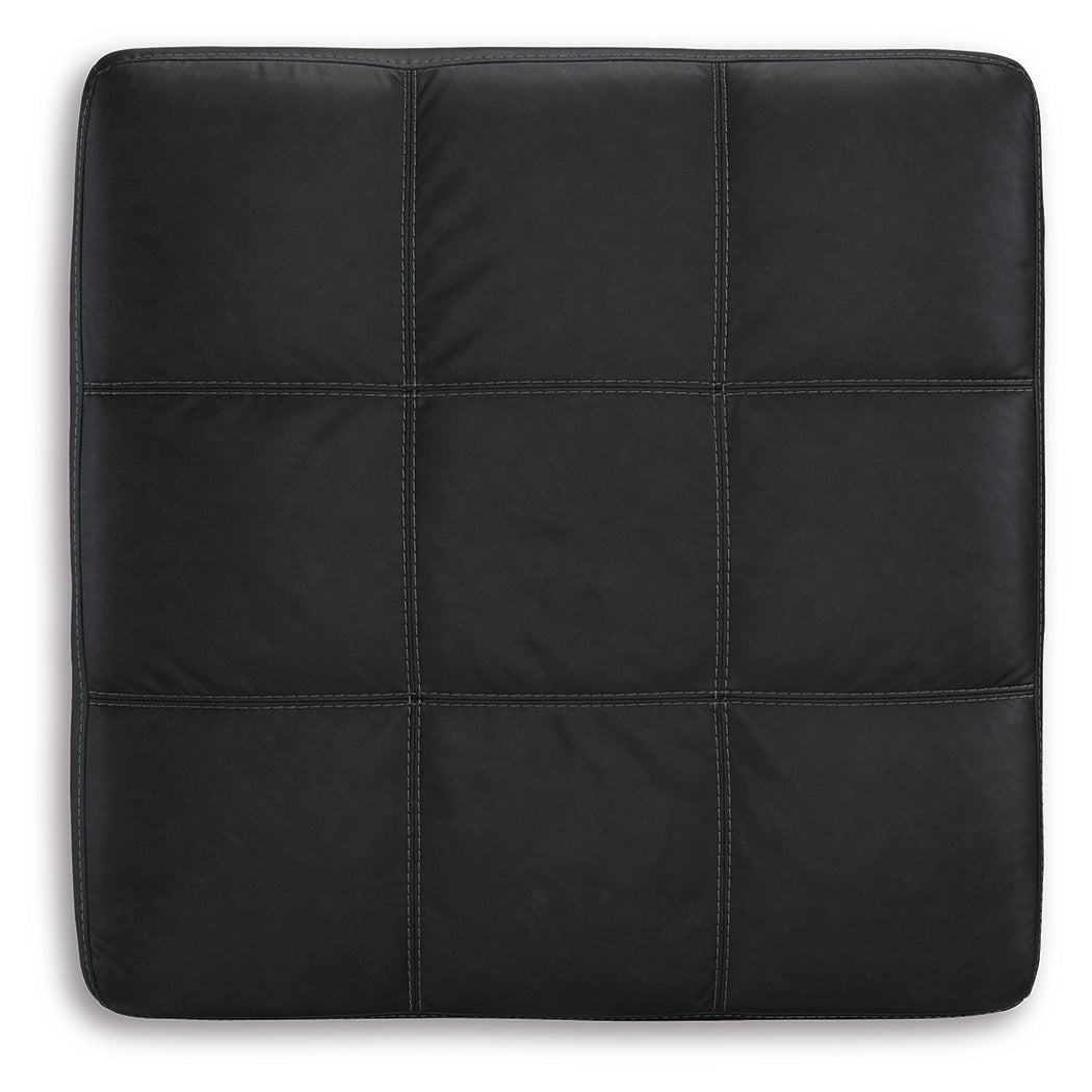 Barlin Mills Carbon Oversized Accent Ottoman- Viva Furn