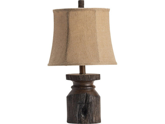 Barn Post Brown Accent Lamp (Set of 4) - Ornate Home