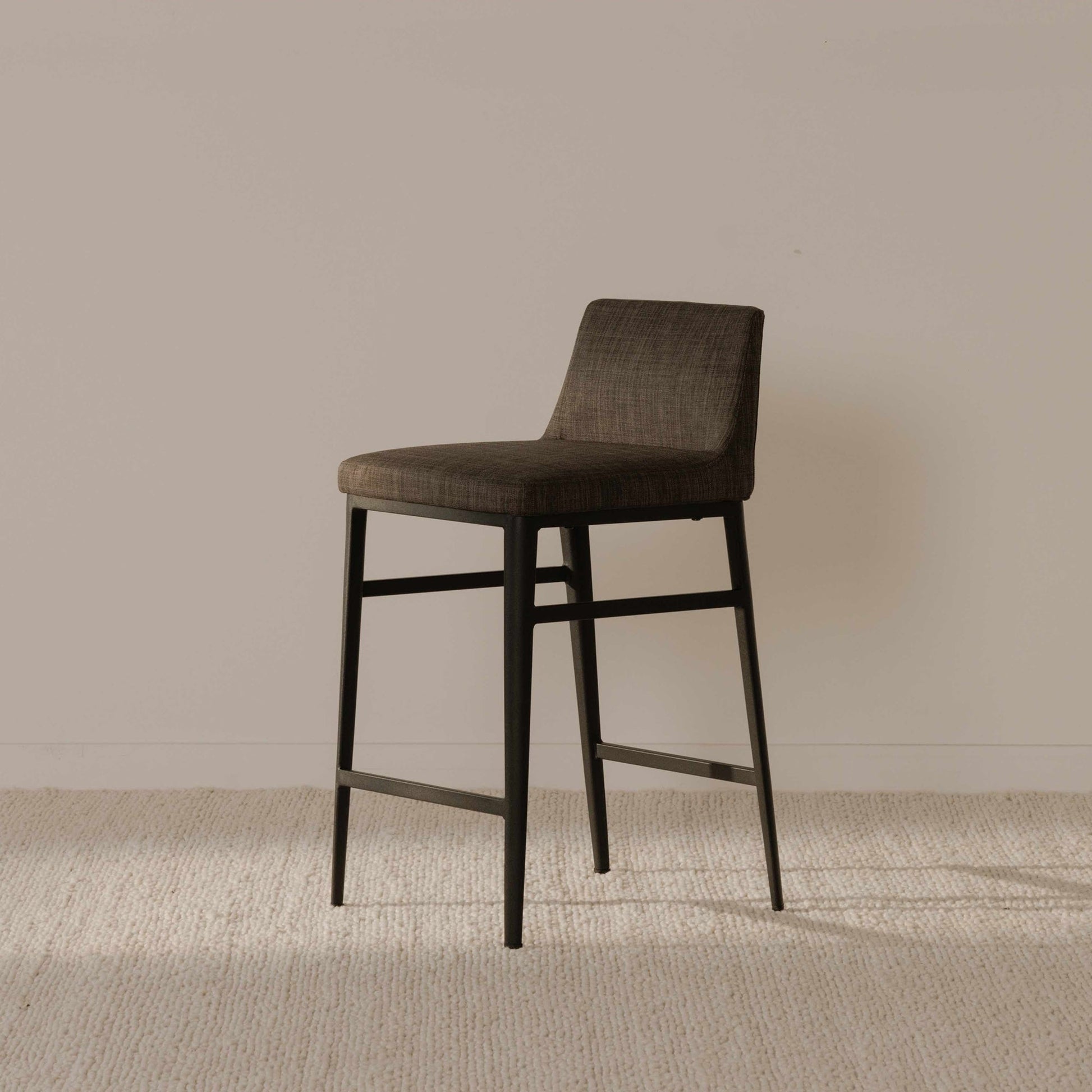 Baron Charcoal Grey Bar Stool - Ornate Home