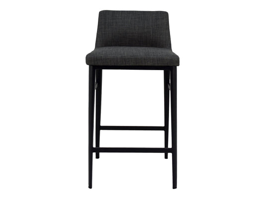 Baron Charcoal Grey Counter Stool - Ornate Home