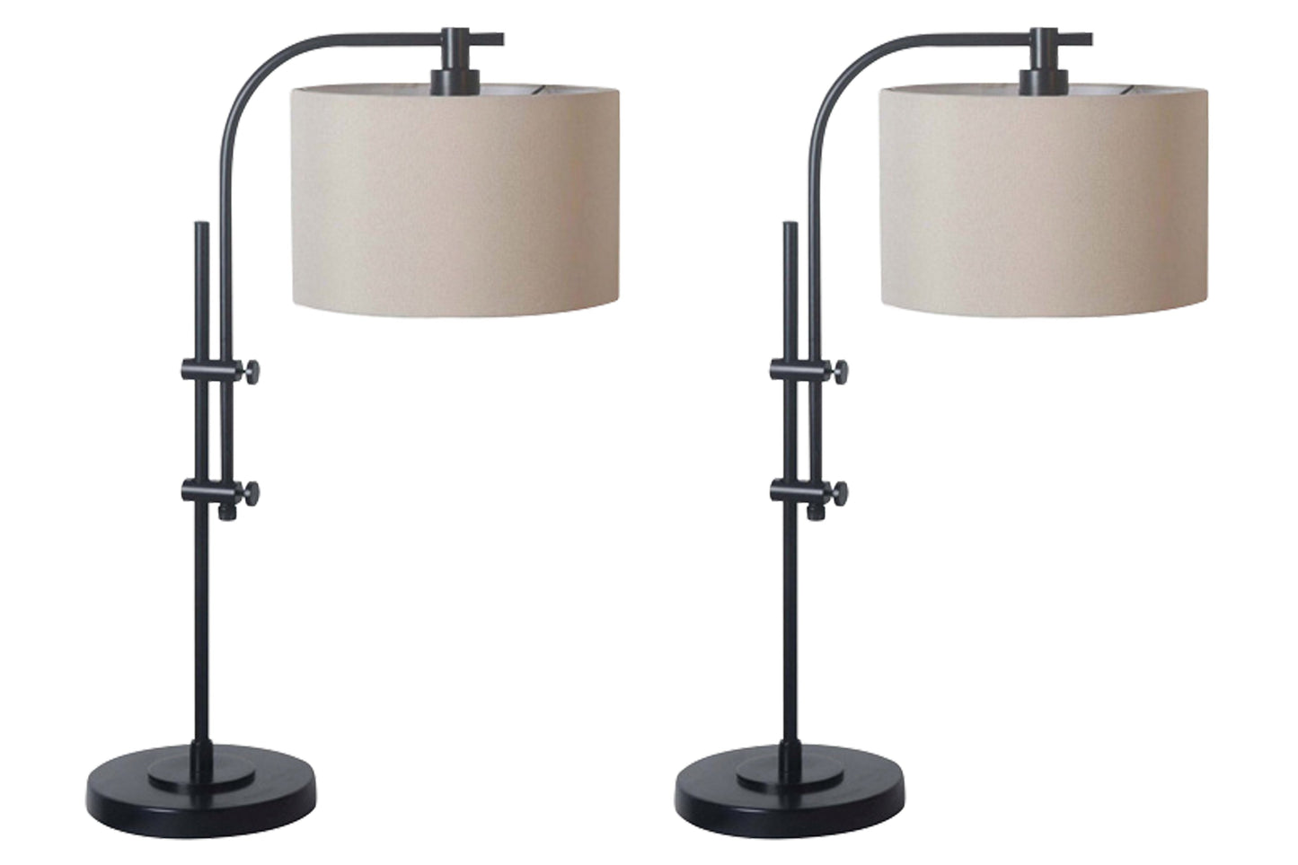 Baronvale Black Accent Lamp (Set of 2)- Viva Furn