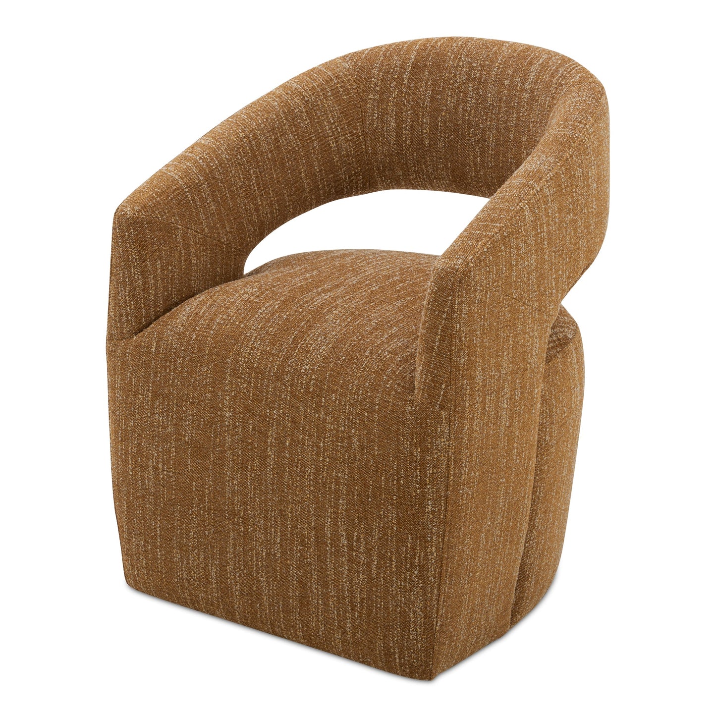 Barrow Amber Glow Rolling Dining Chair - Ornate Home