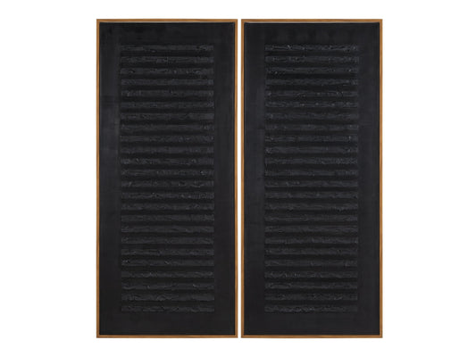 Barrow Black Canvas - Ornate Home
