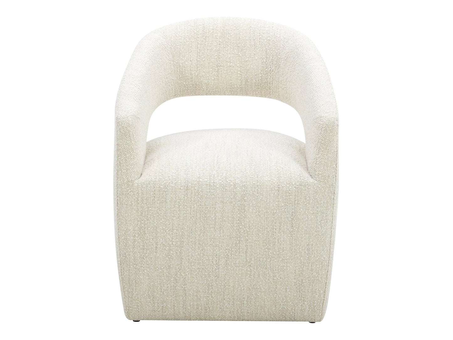 Barrow White Mist Rolling Dining Chair - Ornate Home