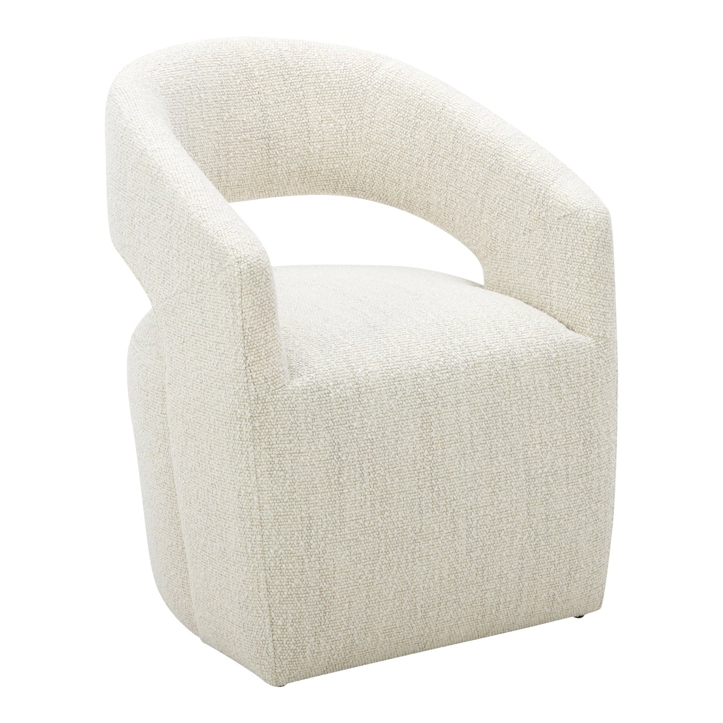 Barrow White Mist Rolling Dining Chair - Ornate Home
