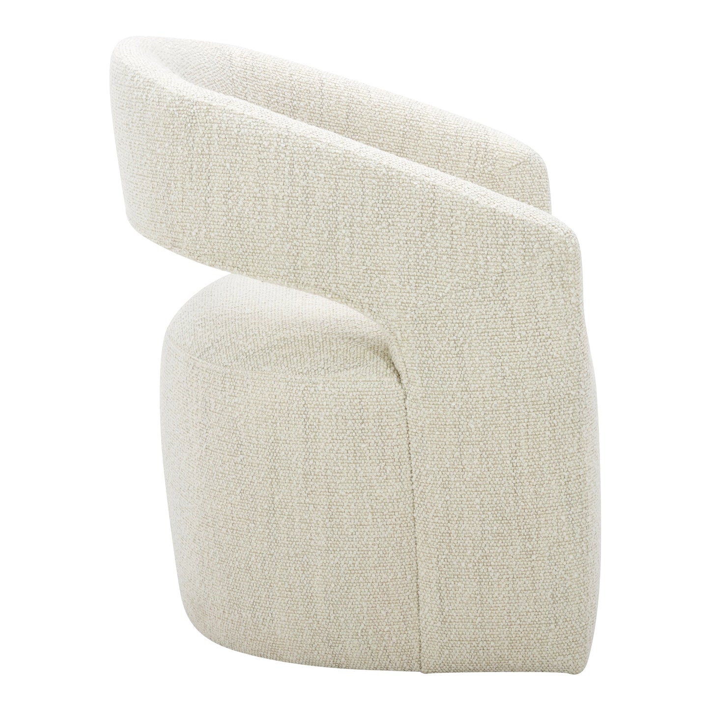Barrow White Mist Rolling Dining Chair - Ornate Home