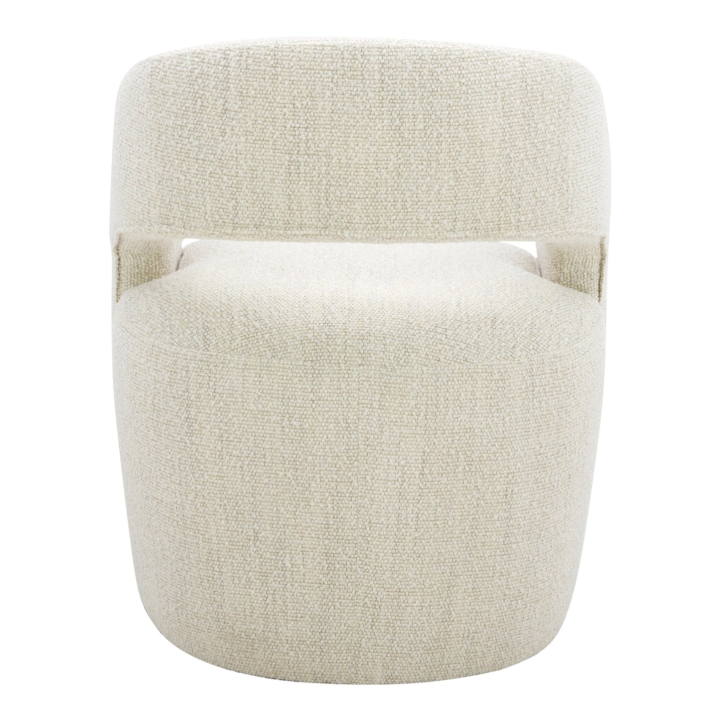Barrow White Mist Rolling Dining Chair - Ornate Home