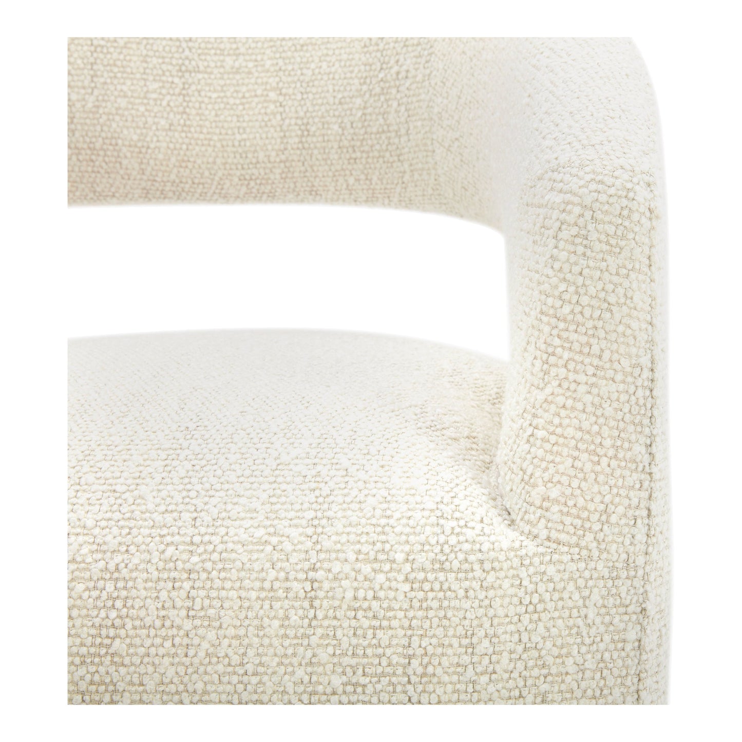 Barrow White Mist Rolling Dining Chair - Ornate Home
