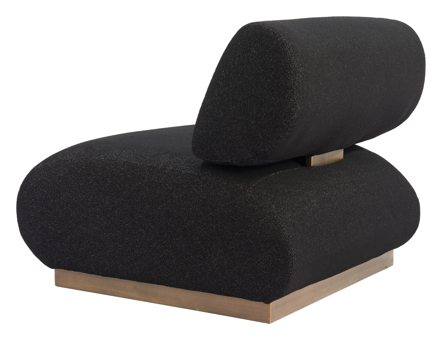 Barsa Black Accent Chair - Ornate Home