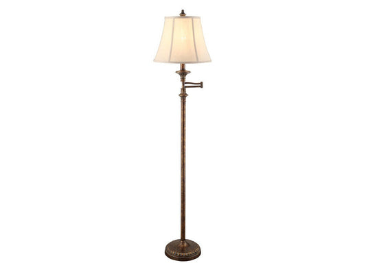 Barton Gold Swing Arm Floor Lamp (Set of 2) - Ornate Home