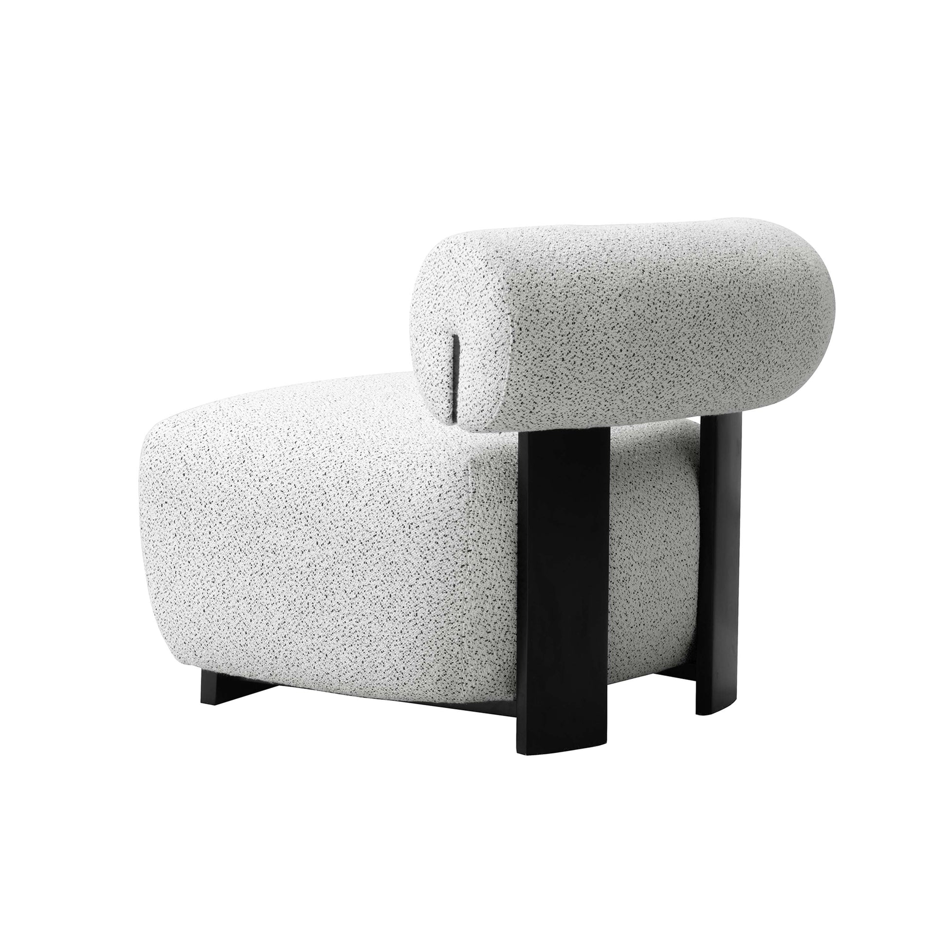 Bartow Accent Chair in Ivory and Black (Set of 2) - Ornate Home