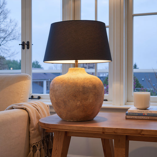 Basil Black Table Lamp - Ornate Home